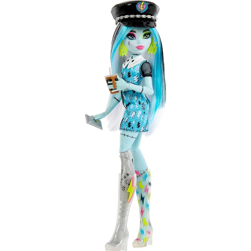 Boneca Monster High com Acessórios Frankie Stein e Watzie - Mattel