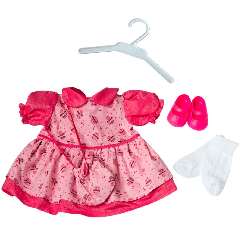 ROUPA Vestido Conjunto para Boneca Tipo Bebê Reborn (BONECA NÃO INCLUSA)