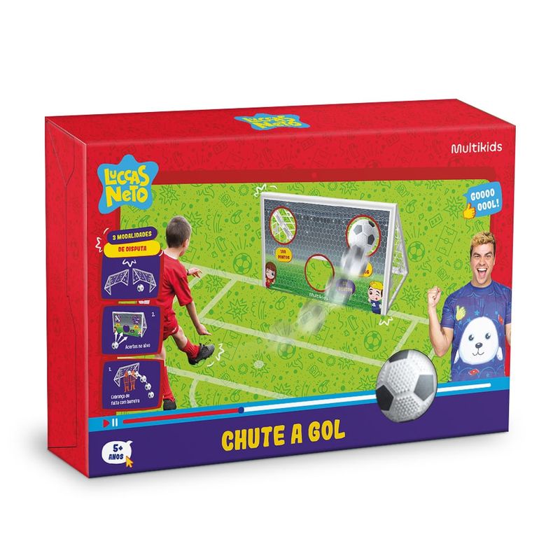 Chute ao Gol Luccas Neto Bola de Vinil Multikids - BR1819 - Casa Freitas