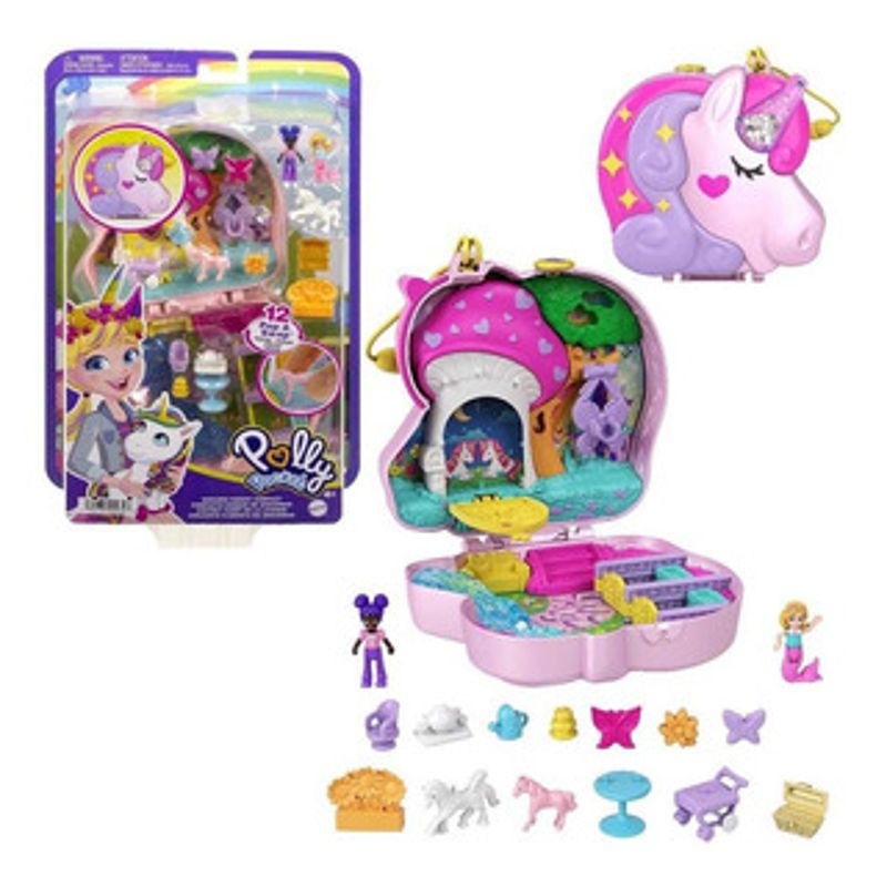 POLLY POCKET MINI MUNDO DE AVENTURAS UNICORNIO - Ri Happy