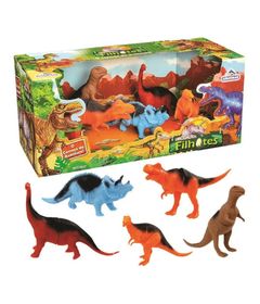 Brinquedo Infantil Dinossauro Rex Predator Grande Marrom - Ri Happy