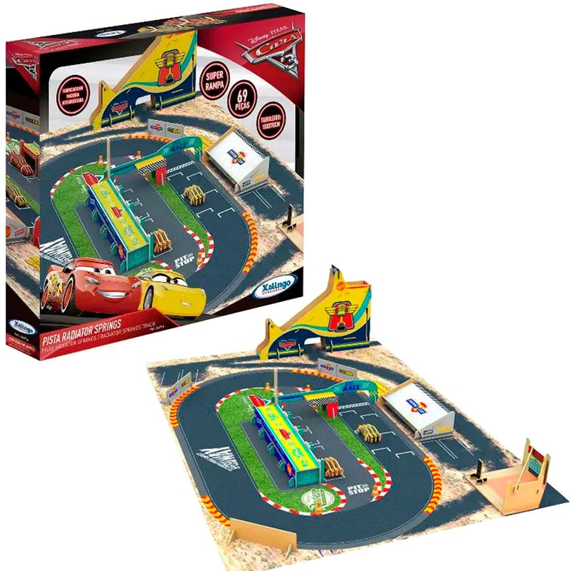 Pista De Carrinhos Brinquedo Corrida Infantil Rampa Pista Baby