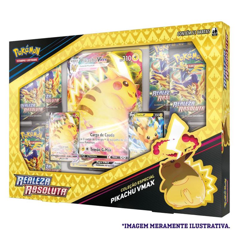 Cards Pokémon - Box Pikachu Vmax - EE 12.5 - Copag - Ri Happy