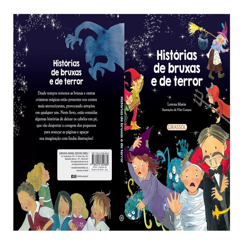 Livro - Histórias de Bruxas e de Terror - Livros de Literatura