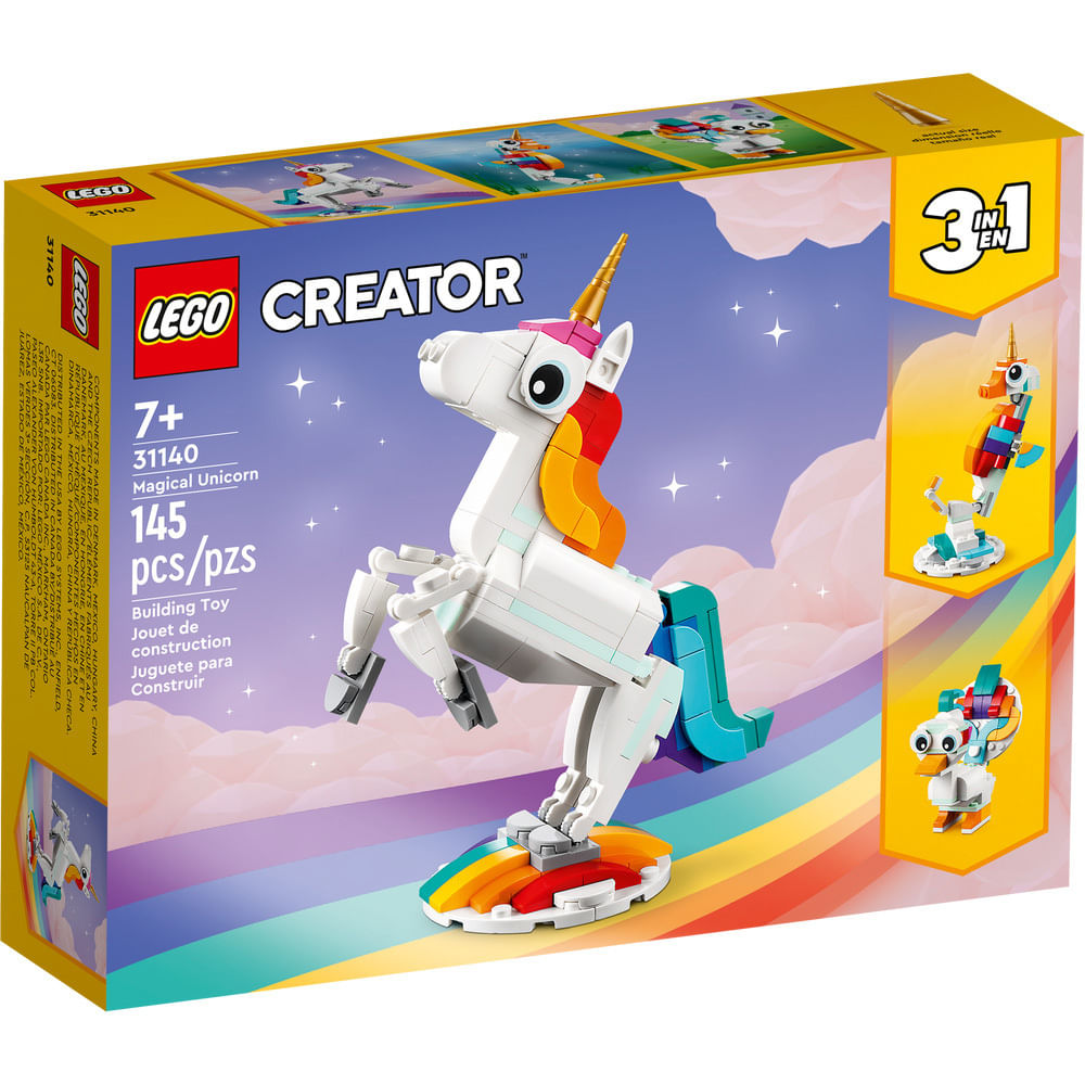 LEGO Creator Unicornio Magico 3 em 1 31140 0