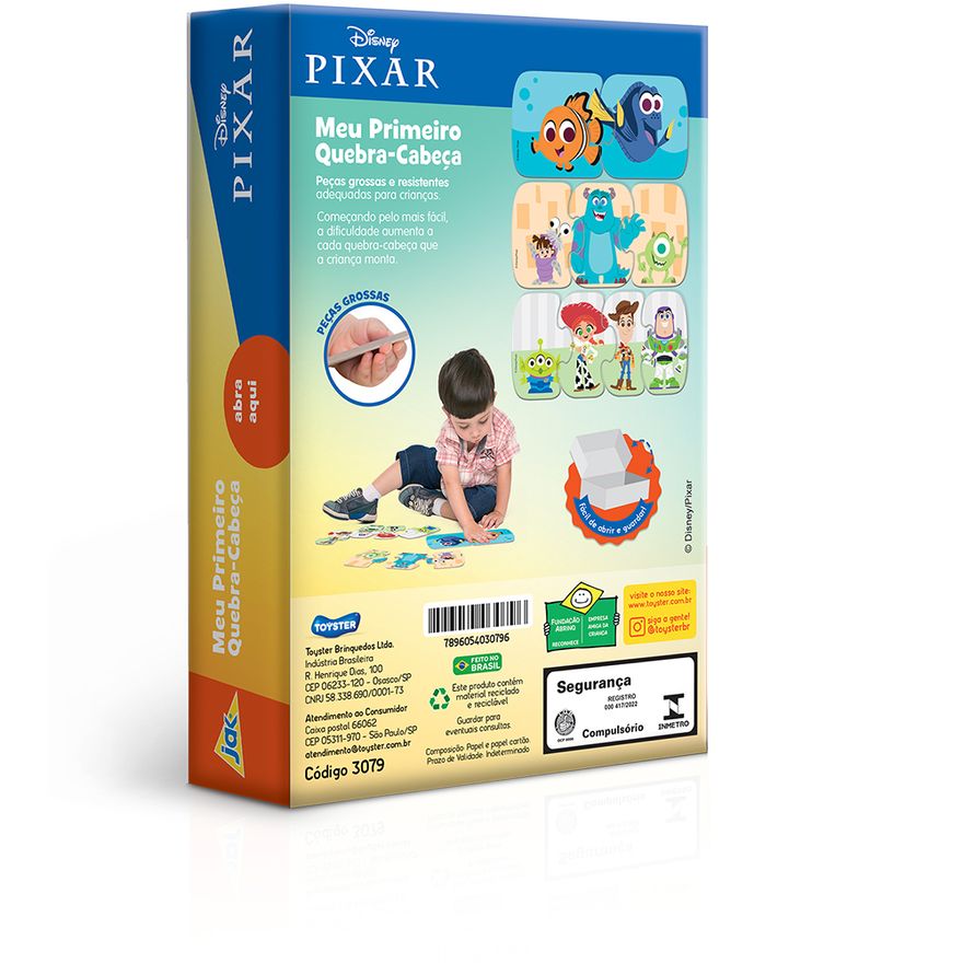 Kit de Jogos Divertidos Pixar Toyster DTKIT002 - Ri Happy