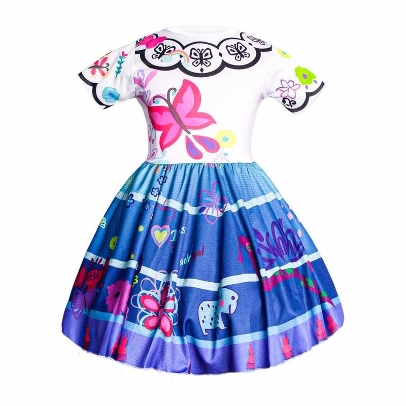 Fantasia My Little Pony Infantil Azul Vestido Equestria Girls