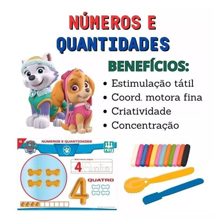 Jogo Educativo Monta Palavras Alfabeto Patrulha Canina - 7 Artes BrinQ  Fantasias