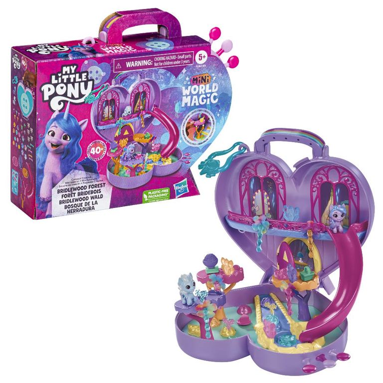 Conjunto de Mini Figuras e Acessórios - My Little Pony - Mini World Magic -  Trailer Mágico - Hasbro