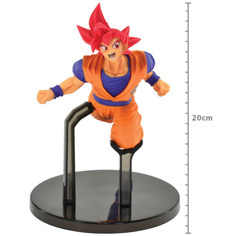 Goku Super Sayajin Deus Dragon Ball Z Heroes Blocos Boneco