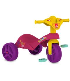 Triciclo carrinho infantil patrulha canina motoca tico tico com empurrador  multibrink