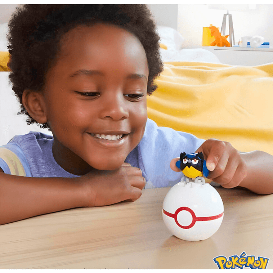 Brinquedo Mega Construx Pokemon + Pokebola - Mattel FPM00