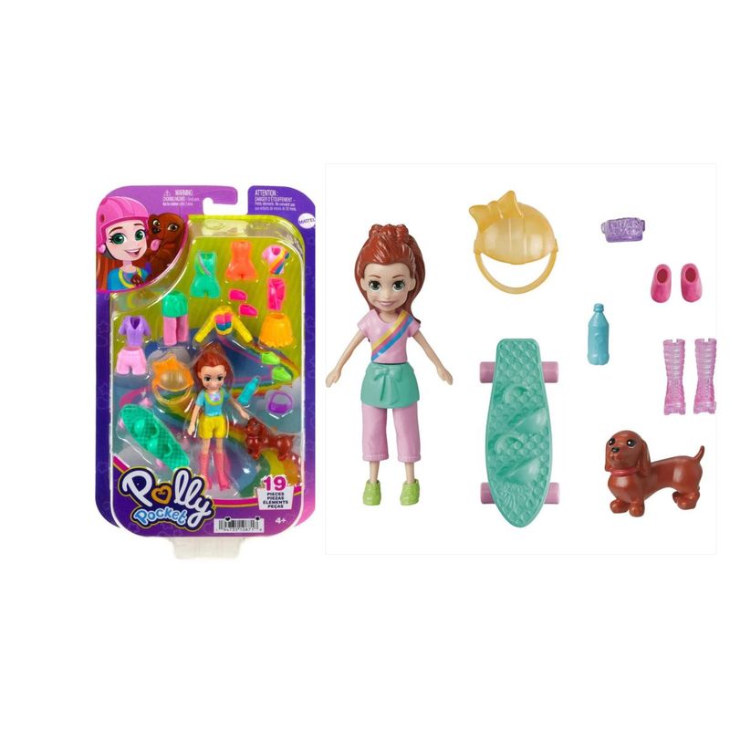 Conjunto e Boneca - Polly Pocket - Lila Shimmer - Mattel