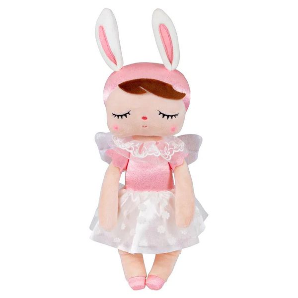 Boneca de Pano - Angela Anjo - Rosa  - Metoo