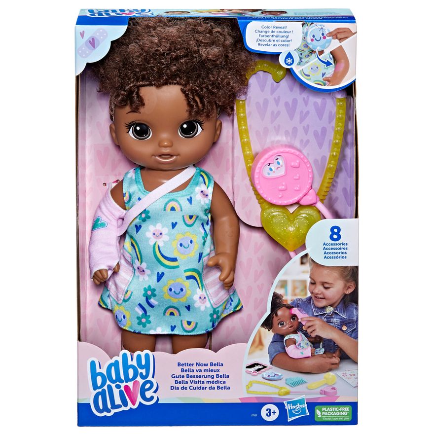 KIT ROUPA BONECA BABY ALIVE - VESTIDO ARCO IRIS ESTRELAR - Ri Happy