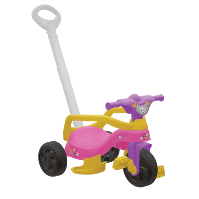 Motinha Infantil Rosa e Amarelo  Item Infantil Triciclo Usado