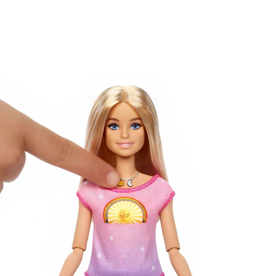 Boneca Barbie Fashion Medite Comigo Mattel - Bebe Brinquedo