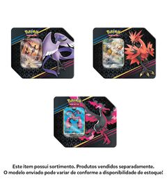 Jogo de Cartas - Pokémon Lata - 31 cartas - Poderes Divergentes