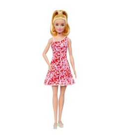 Boneca Barbie com Vestido de Flores - Bumerang Brinquedos