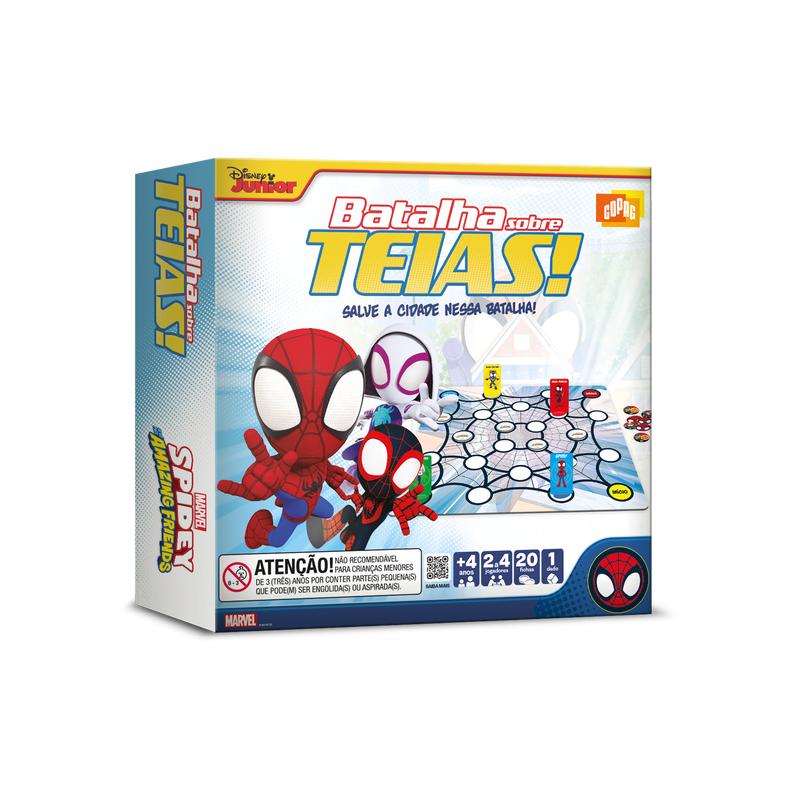 Jogo De Tabuleiro Batalha Spiderman Estrela - Jogos de Tabuleiro