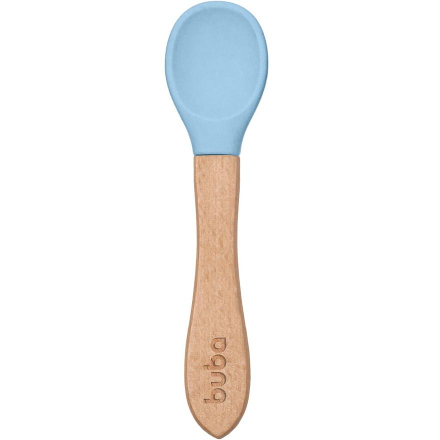 Colher de Silicone Baby - Azul - Buba - Ri Happy