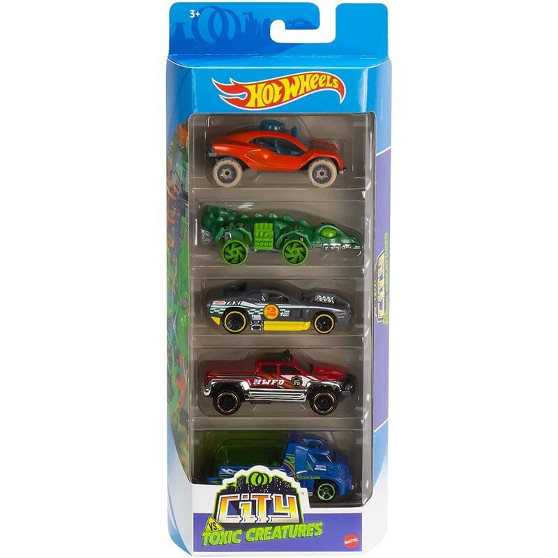 Carrinhos Hot Wheels Pacote com 5 Carros Sortidos Mattel 0