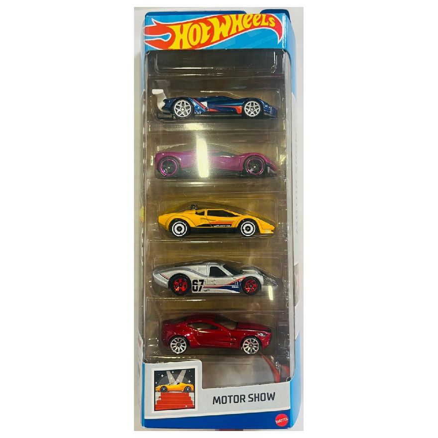 Carrinhos - Hot Wheels - Pacote com 5 Carros - Sortidos - Mattel - Ri Happy