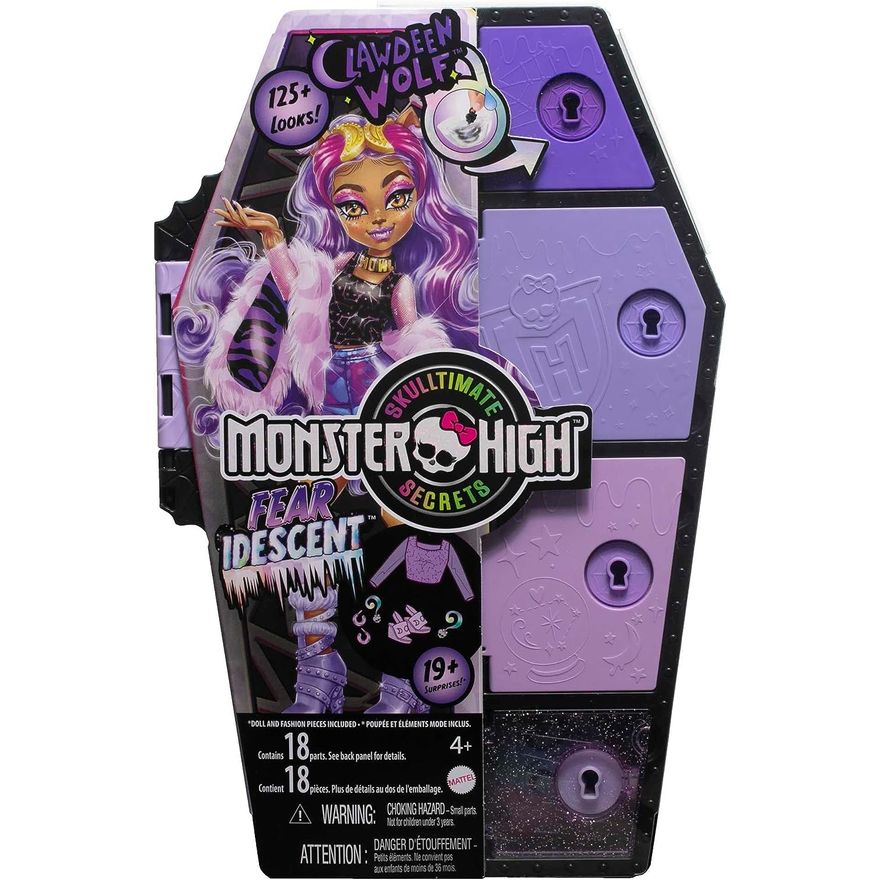 Boneca Monster High - Clawdeen Wolf - Skulltimates Flashes de