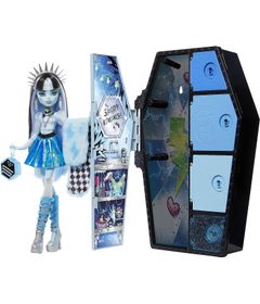 Boneca Monster High Com Pôsteres Frankie Stein Reel Drama - Ri Happy