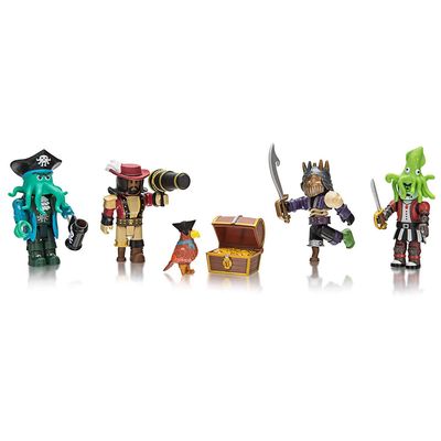 Conjunto De Mini Figuras Roblox Pirate Showdown 4 Figuras Sunny Ri Happy Brinquedos - jogo roblox sereia