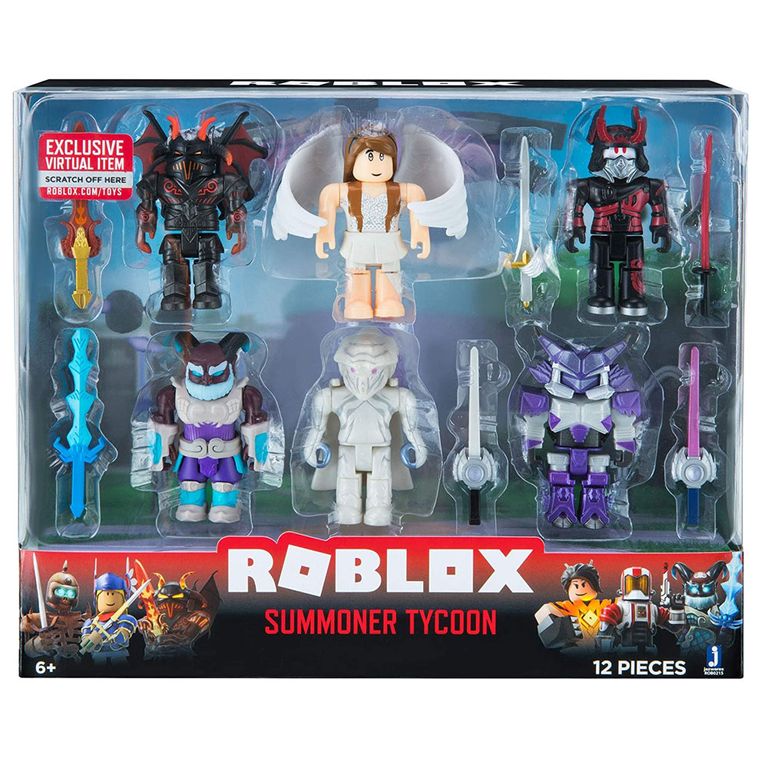 Conjunto De Mini Figuras Roblox Summoner Tycoon 6 Figuras Sunny Ri Happy Brinquedos - fabrica de carros no roblox car tycoon youtube