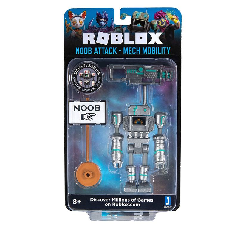 Mini Figura Articulada 8 Cm Roblox Noob Attack Mech