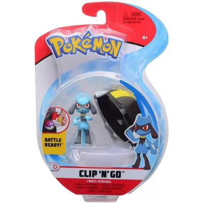 Brinquedo Pokemon Lucario Dentro De Pokebola Tamanho Real