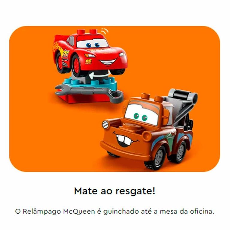 LEGO Duplo - Disney - Carros - Diversão no Lava-Jato com Relâmpago