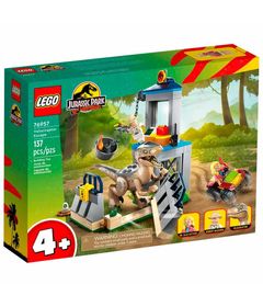 LEGO Jurassic World - Centro de Visitantes: Ataque de TRex e Raptor - Ri  Happy