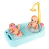 Roupa para Boneca - Bebê Reborn - Laura Baby - Monkey - Azul - Shiny Toys