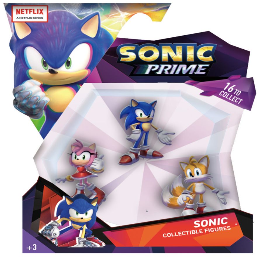 Mini Figura De Ação - Sonic Prime - Sonic - Toyng - WebContinental