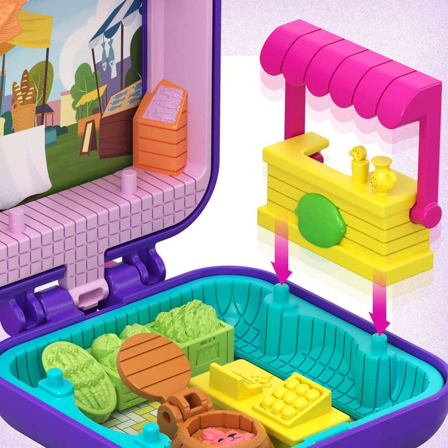 Playset e Mini Boneca - Polly Pocket - Diversão no Parque De Jogos - Mattel  - Ri Happy