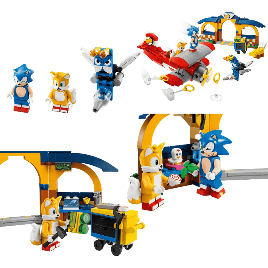 Oficina Sonic the Hedgehog Tails e brinquedo - Lego 76991