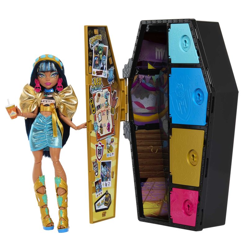 Boneca Articulada com Acessórios - Monster High - Cleo De Nile - Mattel -  Ri Happy