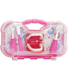 Maleta Kit Dentista Infantil Dentista 4 Peças Rosa Pakitoys :  : Brinquedos e Jogos