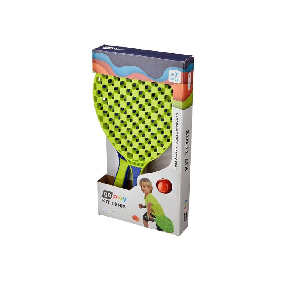 Kit Tenis 2 Raquetes e Bolinha Multikids 0