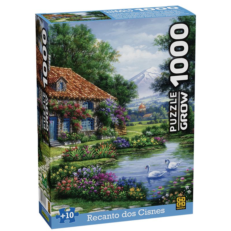Quebra-Cabeça - 6000 Peças - Recanto das Flores - Grow - Ri Happy