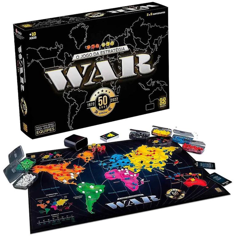 Jogo De Tabuleiro Com Estratégia War Game Of Thrones - Grow