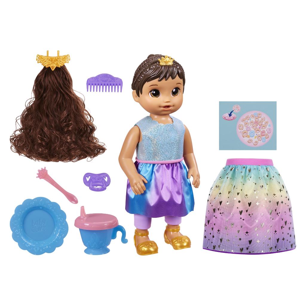 Boneca Baby Alive Princess Ellie Grows Up Cabelos Castanhos F5237 Hasbro 0