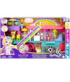 Conjunto Bonecas e Cenário - Polly Pocket - Máquina de Moda Doce - Mattel