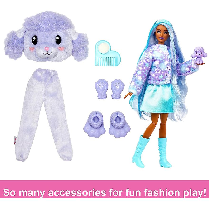 Boneca Barbie Cutie Reveal 10 Surpresas com Mini Pet e Fantasia de Panda  Hhg22 - MP Brinquedos