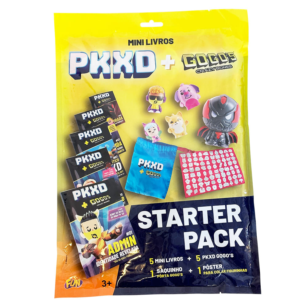 Mini Livros e Gogos Pkxd Starter Pack Fun 0