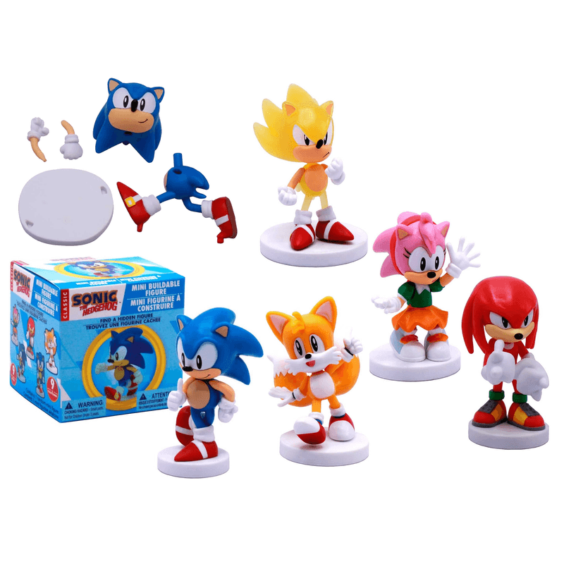 Sonic The Hedgehog NO BRASIL / Boneco Tipo LEGO / Kit Miniatura
