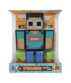 Boneco Lopers r Streamers Minecraft 35 Cm